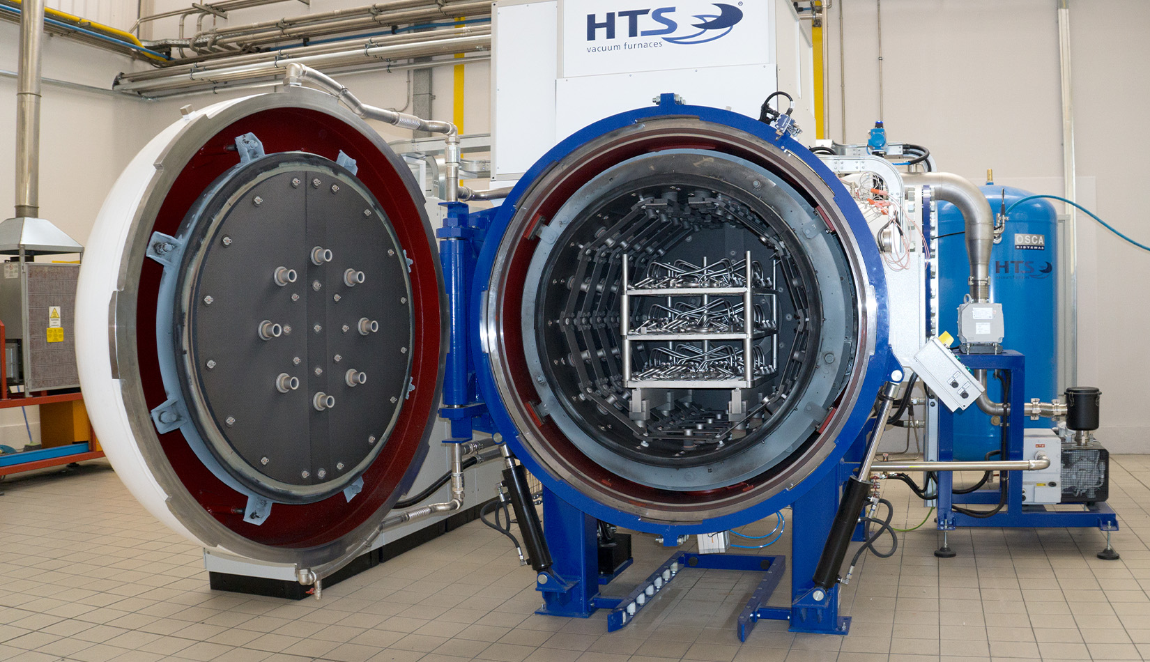We improved our production system with a new HTS vacuum brazing furnace